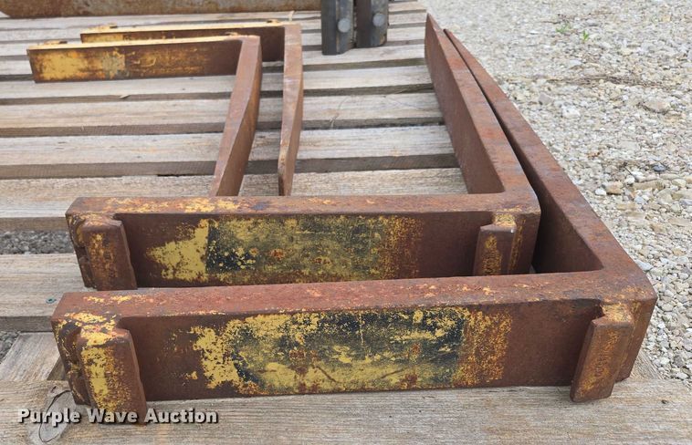 image for item EN3809 (6) sets of forklift forks