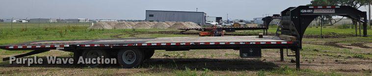 image for item EN8037 2017 Midsota FB32GN tilt deck equipment trailer
