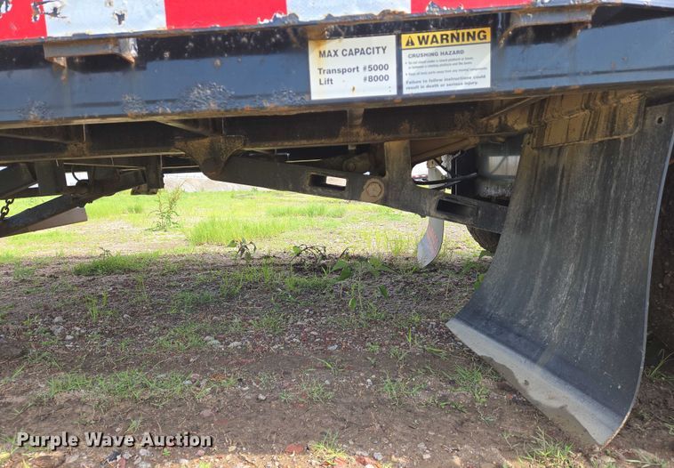 image for item EN8037 2017 Midsota FB32GN tilt deck equipment trailer