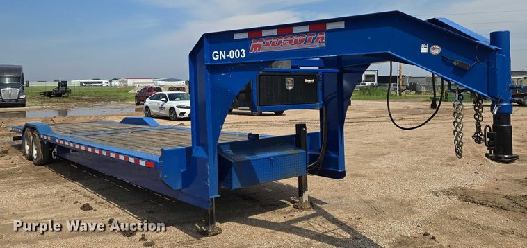 image for item EN8045 2020 Midsota TBWB-32 tilt deck equipment trailer