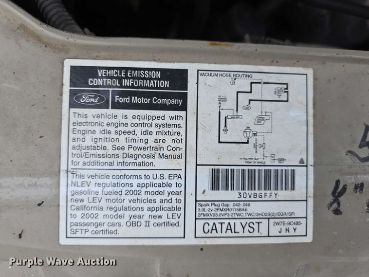 image for item EO1020 2002 Ford Taurus LX 