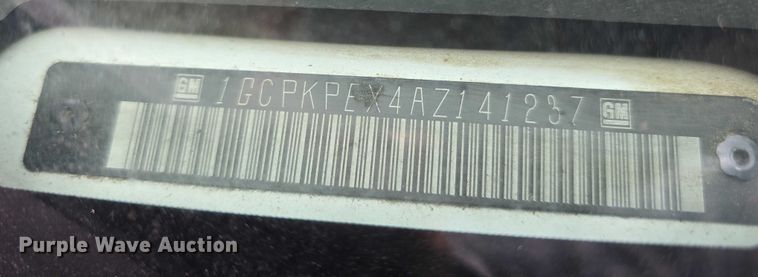 image for item EO1022 2010 Chevrolet Silverado 1500 pickup truck