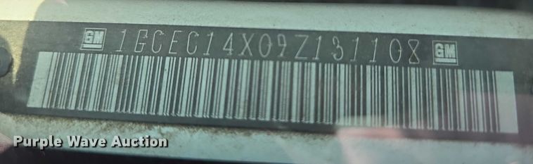 image for item EO1024 2009 Chevrolet Silverado 1500 pickup truck