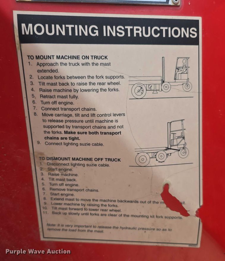 image for item EO1025 1999 Moffett M5000 forklift