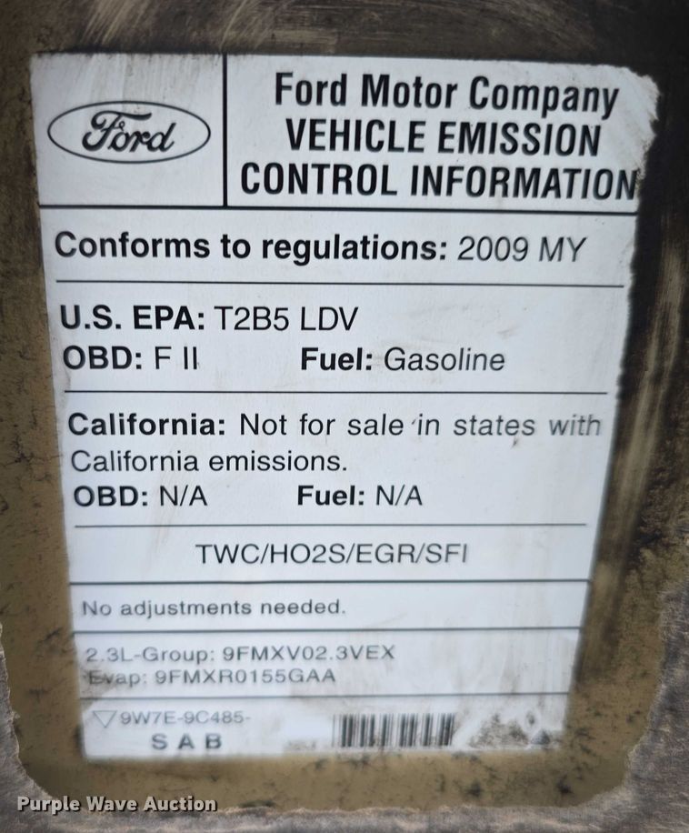 image for item EO1027 2009 Ford Fusion SE 