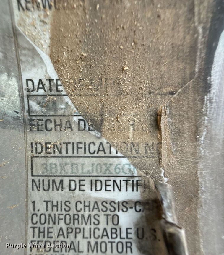 image for item EQ4904 2016 Kenworth ration delivery truck