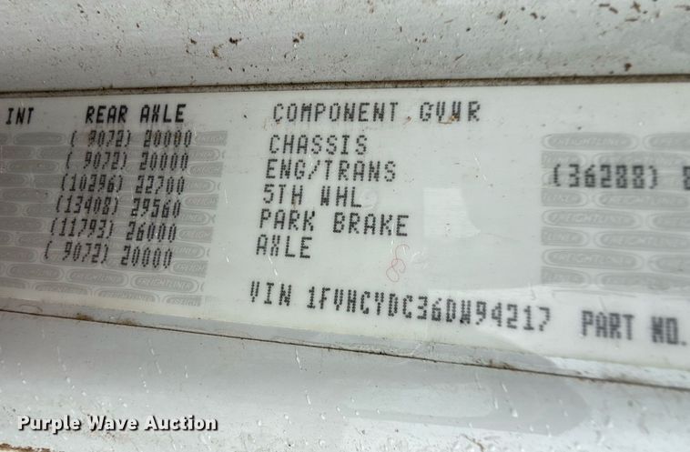 image for item EQ4906 2006 Freightliner Business Class M2 flatbed truck