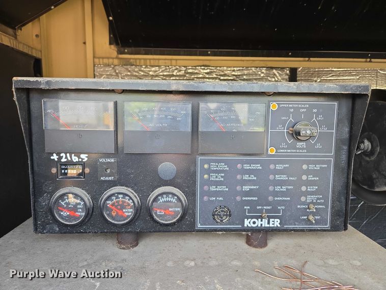 image for item EQ6554 Kohler 100 generator