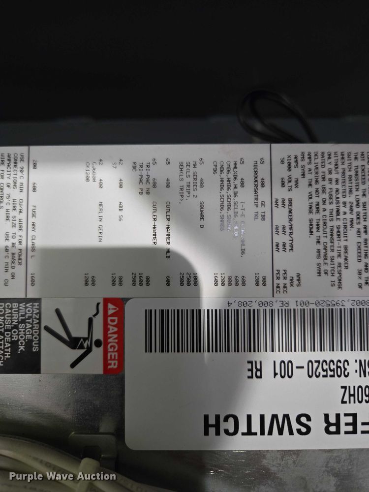 image for item EQ6554 Kohler 100 generator