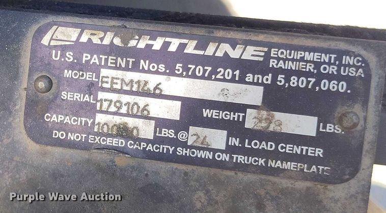 image for item IP9616 2018 UniCarriers PF70 forklift