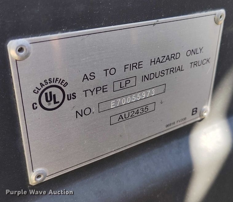 image for item IP9616 2018 UniCarriers PF70 forklift