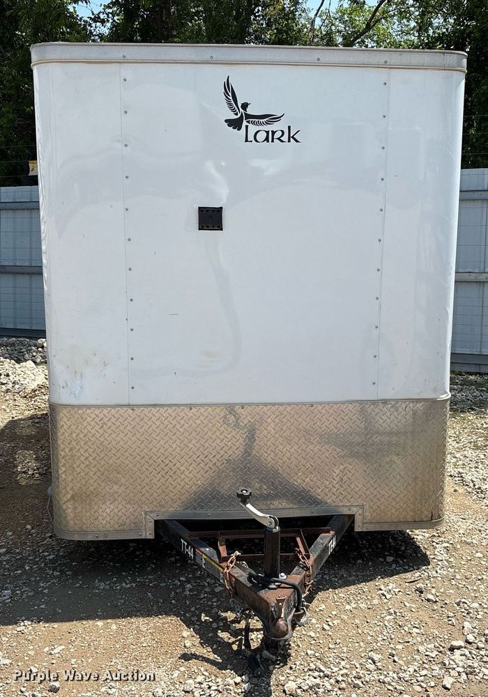 image for item YA0521 2019 Lark United Manufacturing LLC VT612SA enclosed cargo trailer