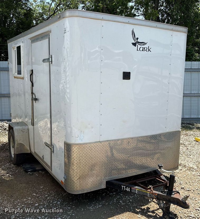 image for item YA0521 2019 Lark United Manufacturing LLC VT612SA enclosed cargo trailer