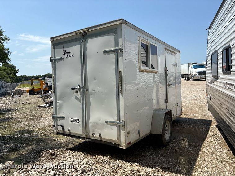 image for item YA0521 2019 Lark United Manufacturing LLC VT612SA enclosed cargo trailer