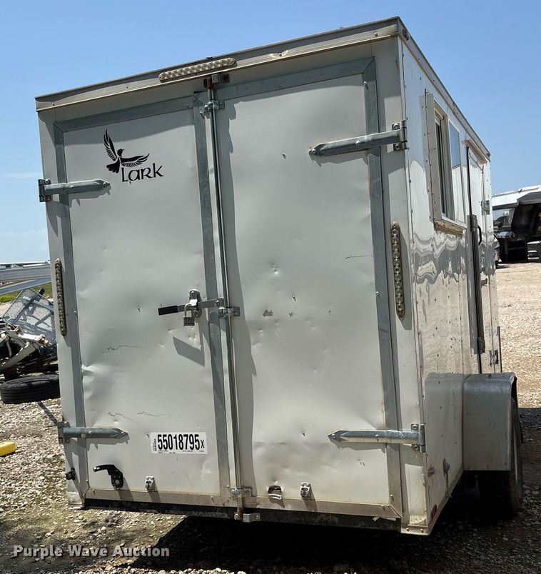 image for item YA0521 2019 Lark United Manufacturing LLC VT612SA enclosed cargo trailer