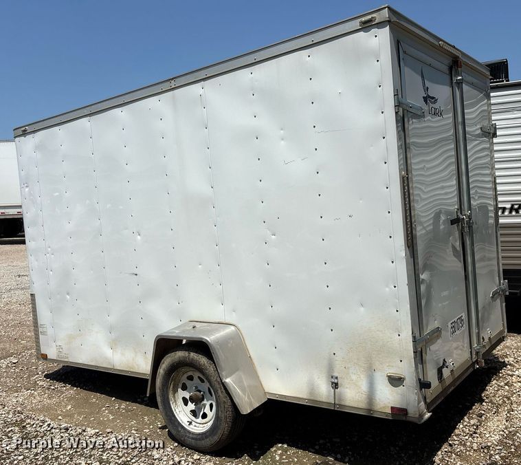 image for item YA0521 2019 Lark United Manufacturing LLC VT612SA enclosed cargo trailer