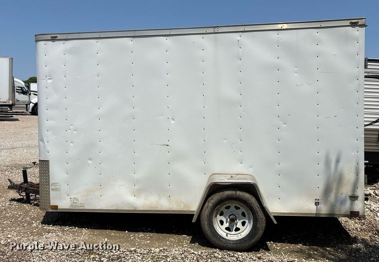 image for item YA0521 2019 Lark United Manufacturing LLC VT612SA enclosed cargo trailer