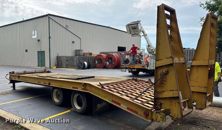 image for item DH9987 2005 Belshe equipment trailer