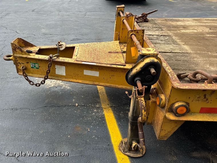 image for item DH9987 2005 Belshe equipment trailer