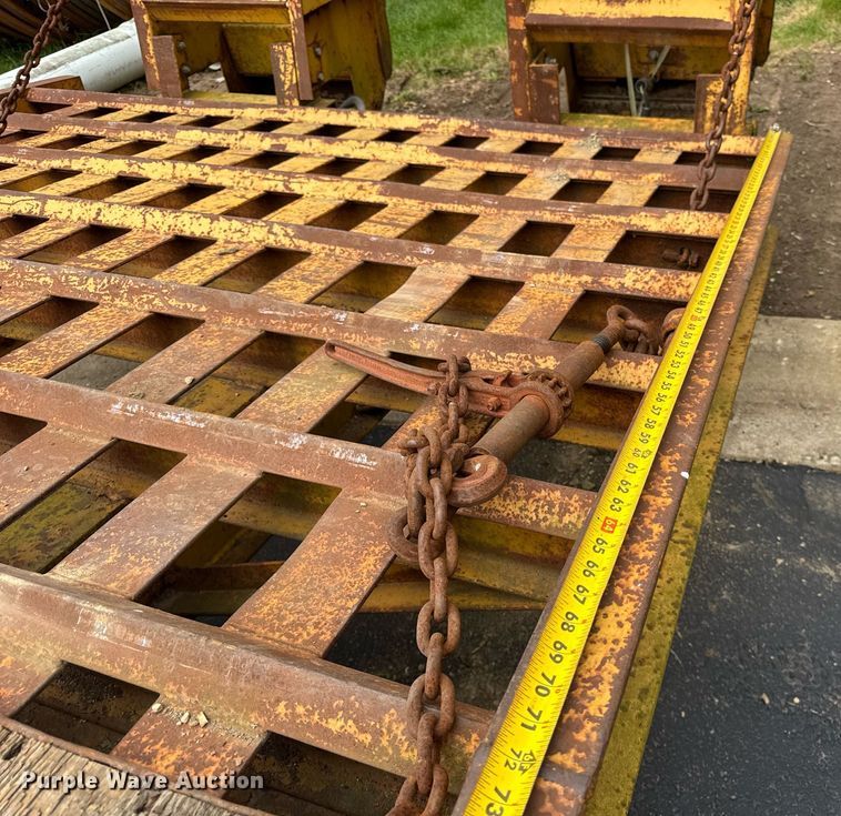 image for item DH9987 2005 Belshe equipment trailer