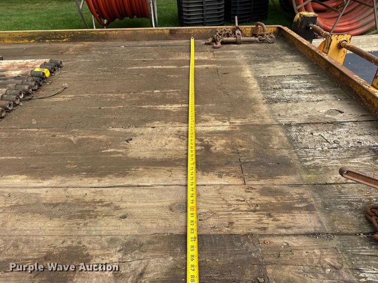 image for item DH9987 2005 Belshe equipment trailer