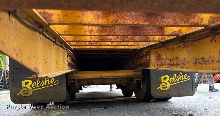 image for item DH9987 2005 Belshe equipment trailer