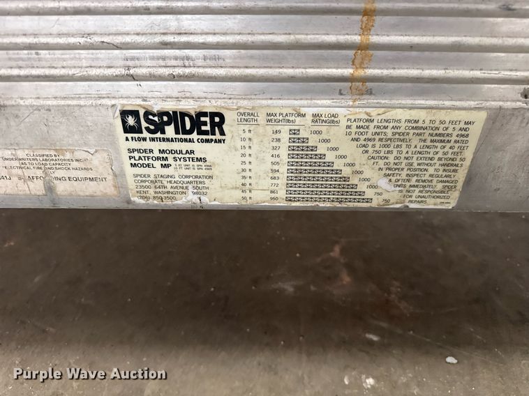 image for item DH9997 Spider MP modular platform system suspended scaffolding