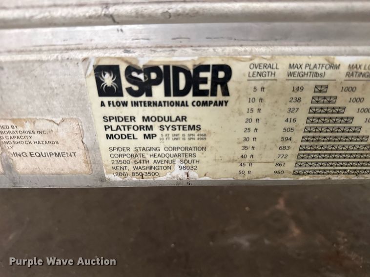 image for item DH9997 Spider MP modular platform system suspended scaffolding