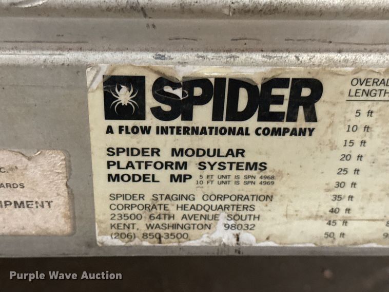 image for item DH9997 Spider MP modular platform system suspended scaffolding