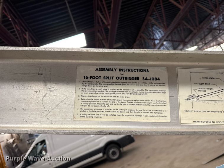 image for item DH9997 Spider MP modular platform system suspended scaffolding