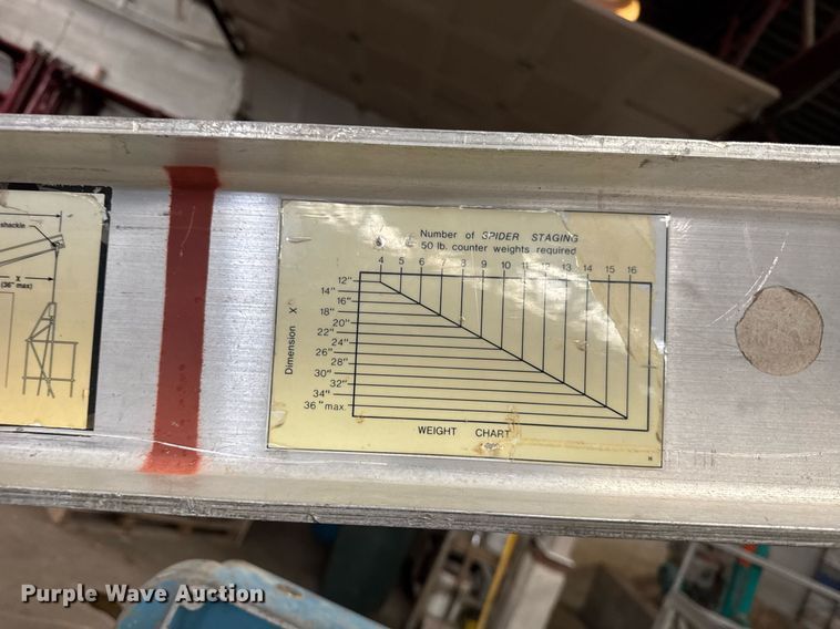 image for item DH9997 Spider MP modular platform system suspended scaffolding