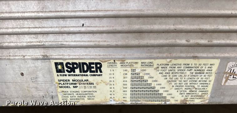 image for item DH9997 Spider MP modular platform system suspended scaffolding