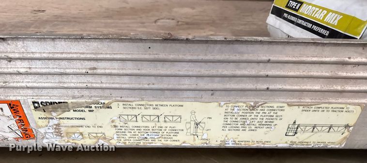 image for item DH9997 Spider MP modular platform system suspended scaffolding