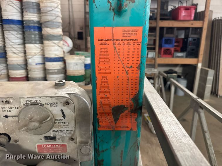 image for item DH9997 Spider MP modular platform system suspended scaffolding