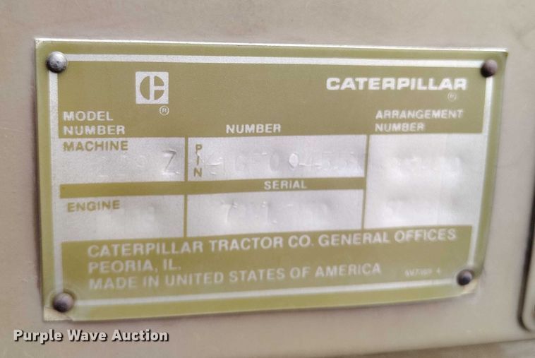 image for item DP4986 1987 Caterpillar 229 excavator