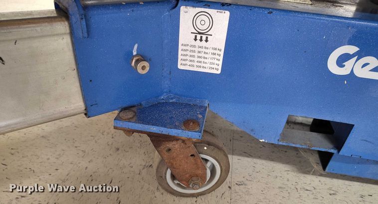 image for item DP4992 2016 Genie AWP-36S vertical lift