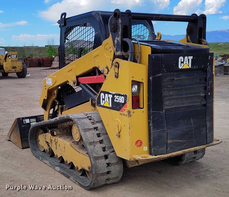 image for item DP5005 2018 Caterpillar 259D tracked skid steer loader