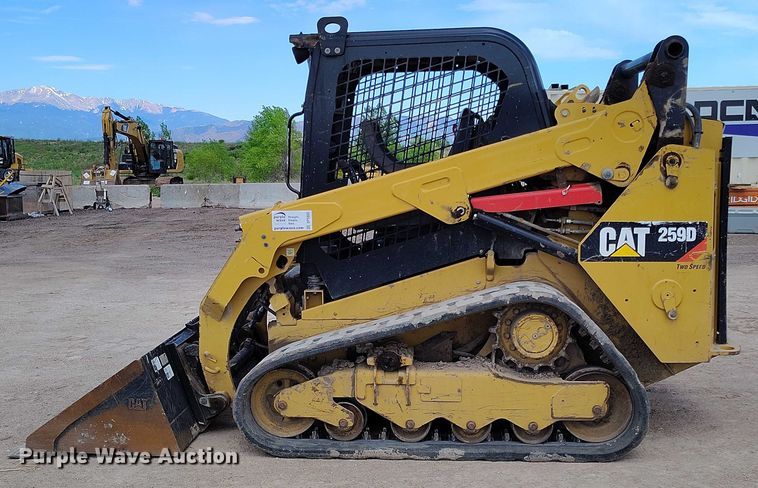 image for item DP5005 2018 Caterpillar 259D tracked skid steer loader
