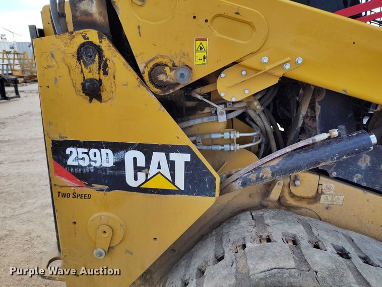 image for item DP5005 2018 Caterpillar 259D tracked skid steer loader