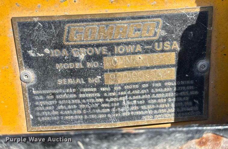 image for item DS3748 2002 Gomaco Commander III paver