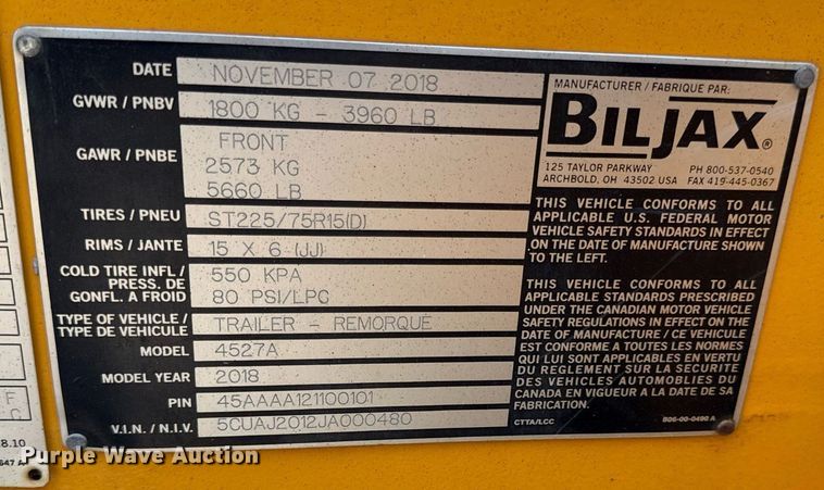 image for item DS4347 2018 Haulotte 4527A boom lift