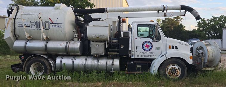 image for item DT4857 2002 Sterling L-Line sewer jetter truck