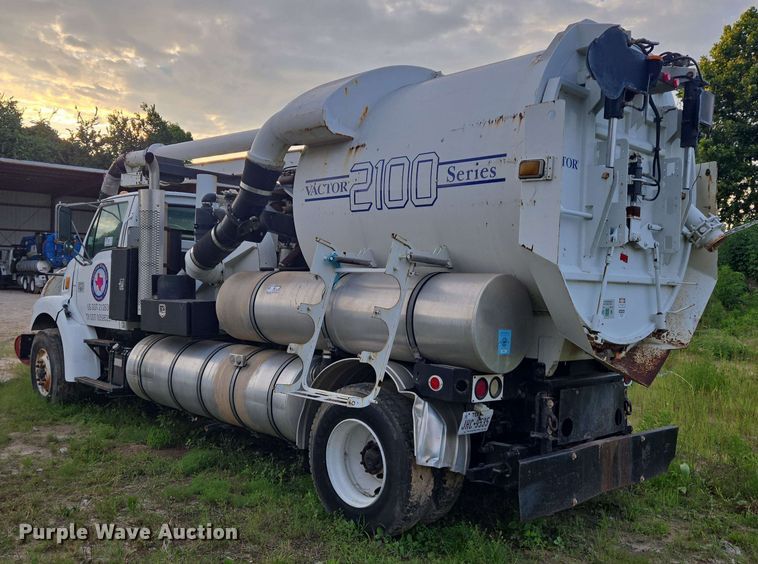 image for item DT4857 2002 Sterling L-Line sewer jetter truck