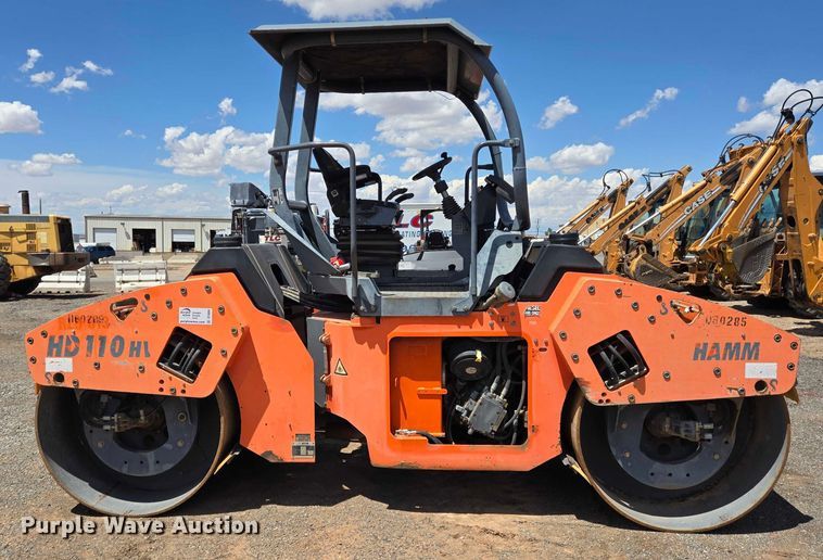 image for item DT4886 2009 Hamm HD 110 HV double drum vibratory roller