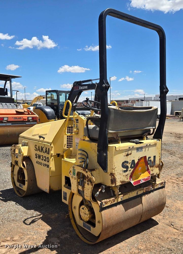 image for item DT4887 2006 Sakai SW320 double drum vibratory roller