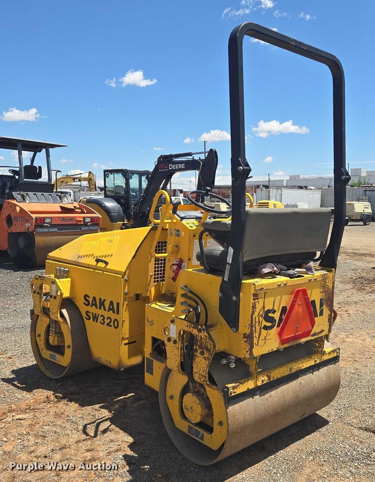 image for item DT4888 2007 Sakai SW320 double drum vibratory roller