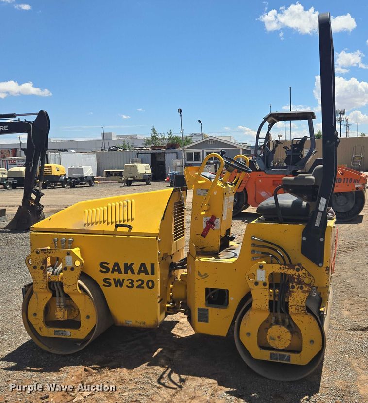 image for item DT4888 2007 Sakai SW320 double drum vibratory roller