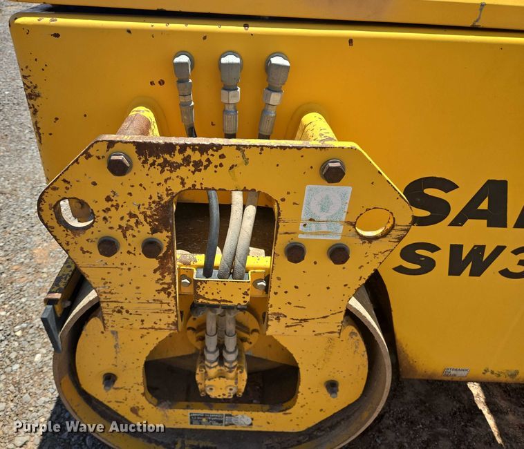 image for item DT4888 2007 Sakai SW320 double drum vibratory roller