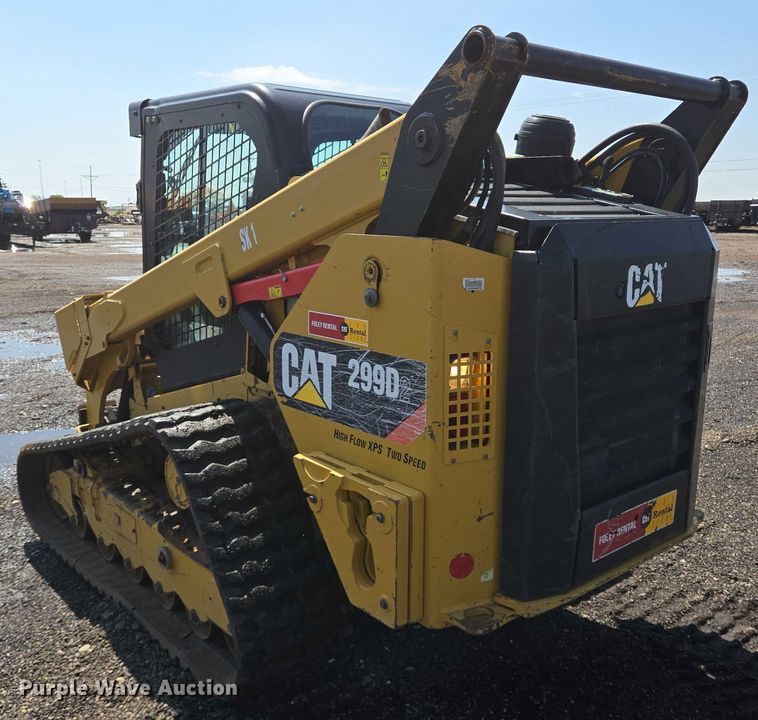 image for item DT4905 2018 Caterpillar 299D2 tracked skid steer loader