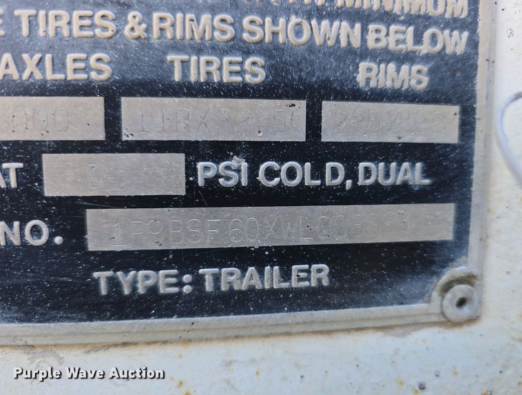 image for item DT6803 1998 Ranch Manufacturing Co. 21-42-3 bottom dump trailer